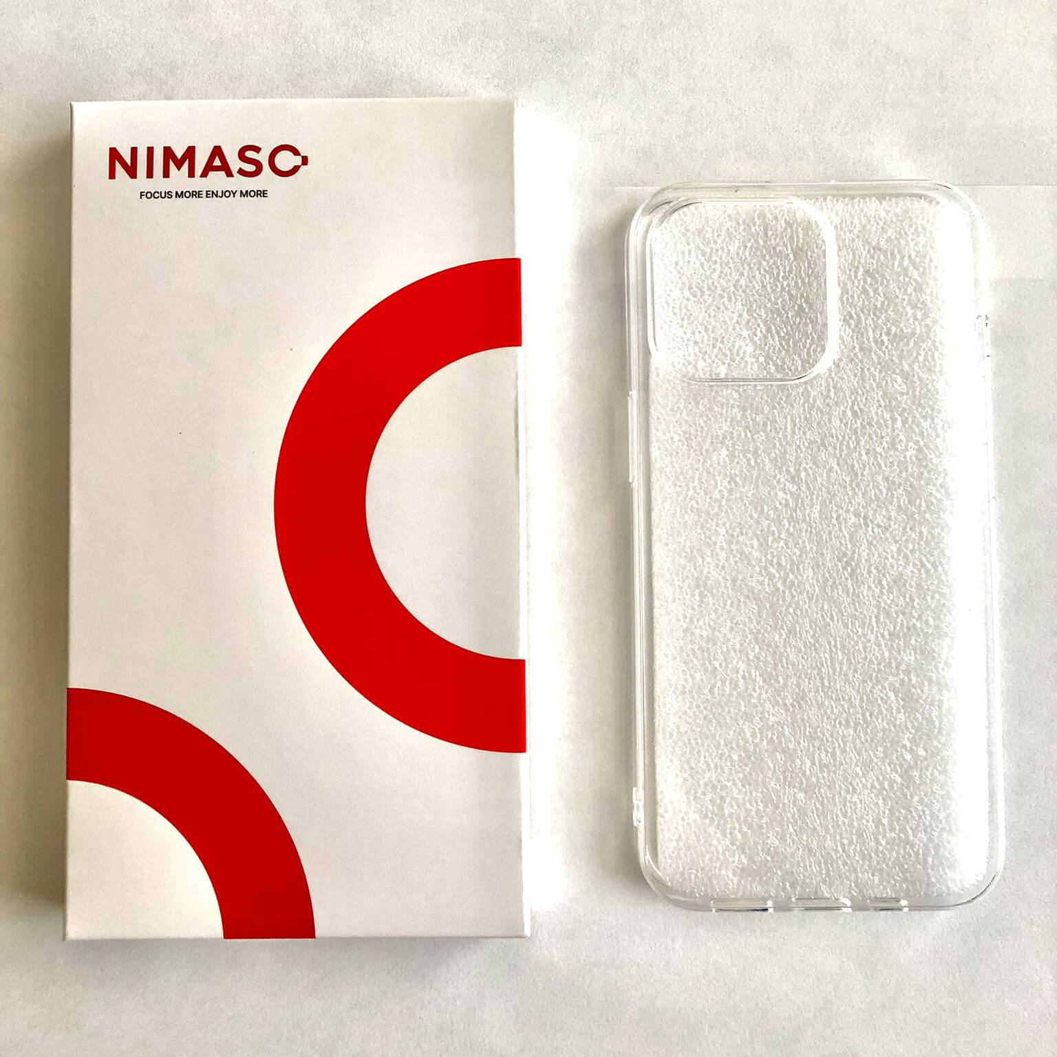 NIMASOのiPhone13シリーズに対応するすりガラスケース