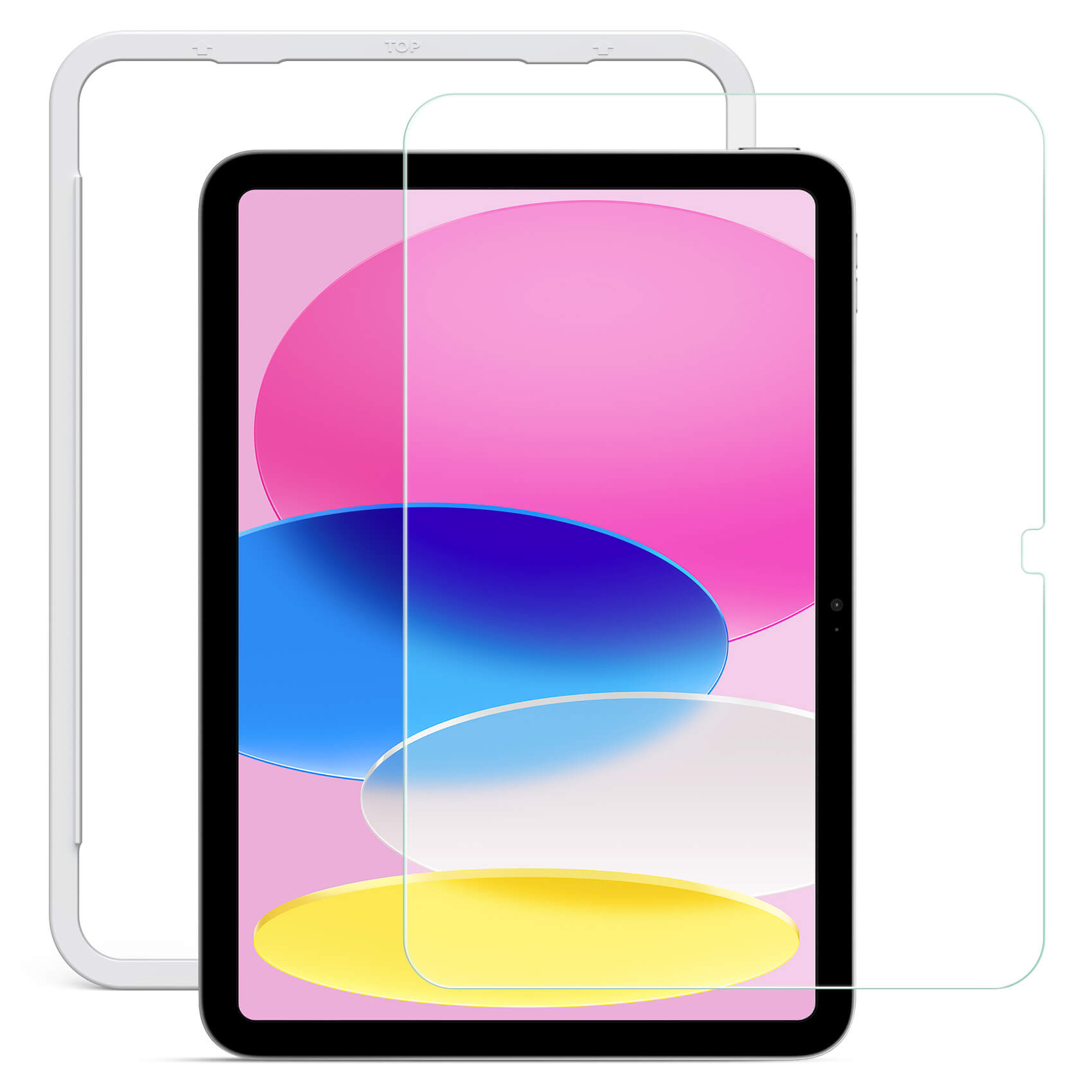 NIMASO ガラスフィルム iPad 10.9インチ用【高光沢】【耐衝撃